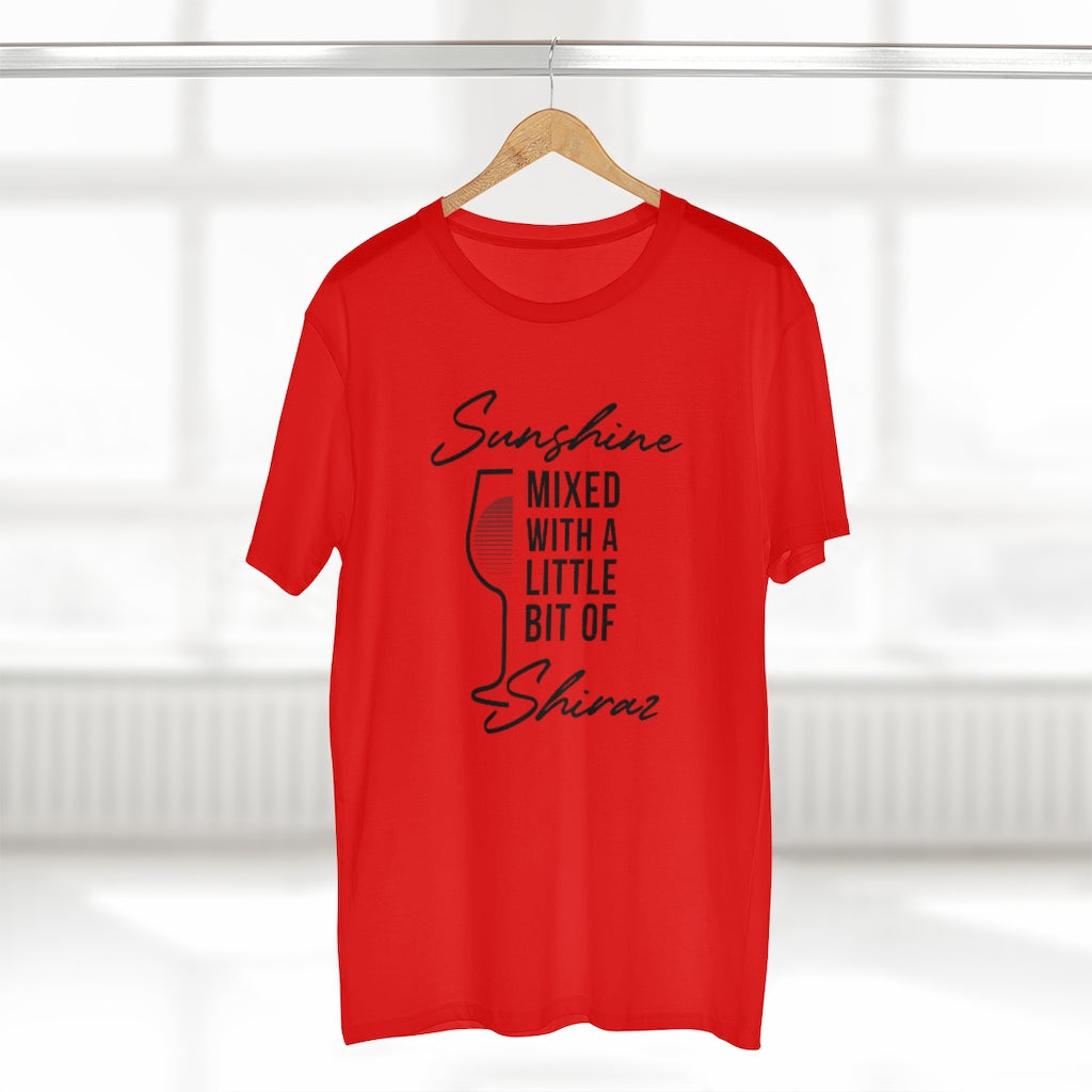 BNW.W Sunshine Shiraz Men&#39;s Staple Tee - Black Logo