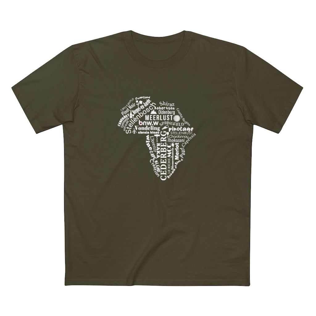 BNW.W Africa Men&#39;s Staple Tee - White Logo