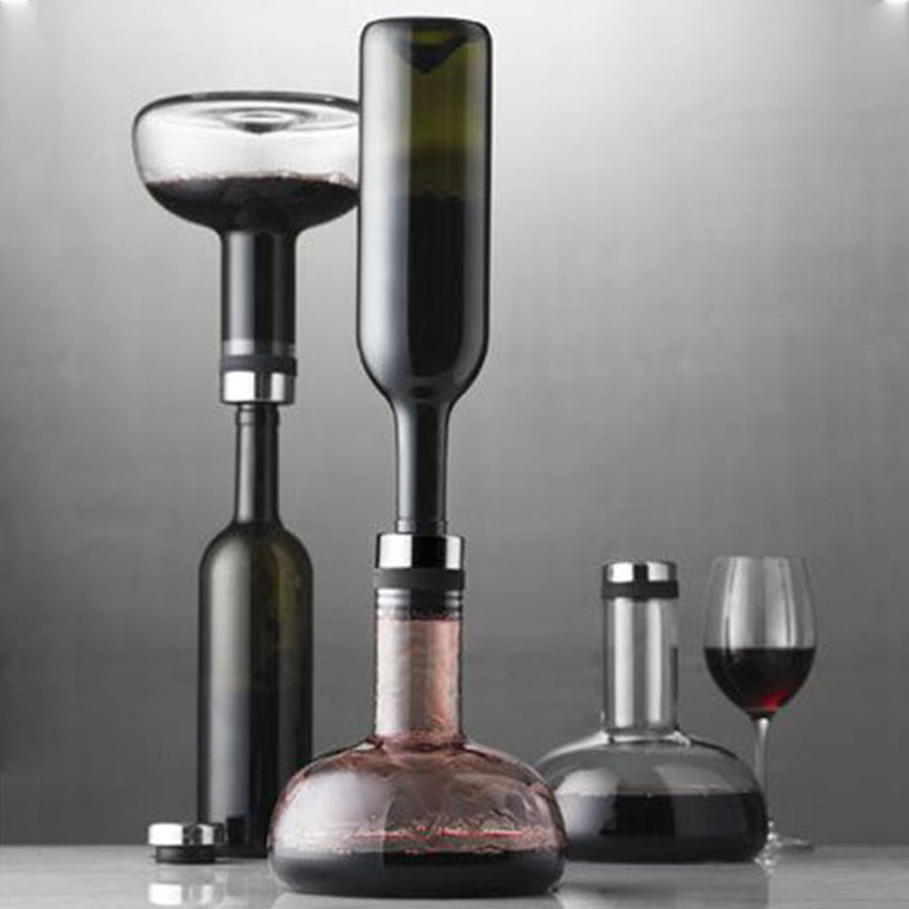 Menu Wine Breather Carafe Deluxe with Brass lid